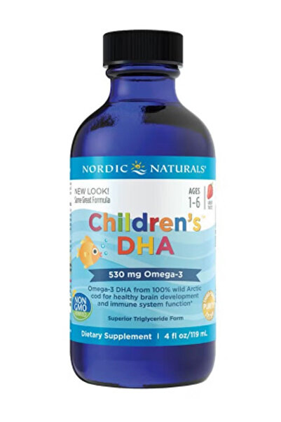 Nordic Naturals حمض الدوكوساهيكسانويك للأطفال، 119 مل