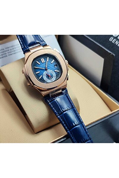 Patek Philippe Patek Philippe Aquanaut Automatic Watch with Leather Strap