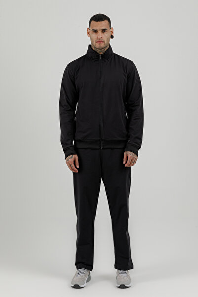 Airlife Sportswear Full Length Zippered Men's Mock Neck Piece Tracksuit Set B...