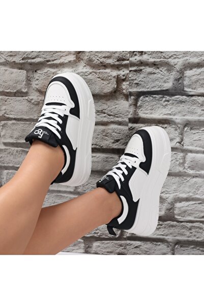 Botinelli Teniși negri pentru femei, din piele Devel, mărimea 40