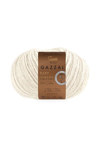 Gazzal Pure Color 5-Pack Advantageous Package 55% Baby Alpaca 45% Merino Wool – 50 g 160 m Knitting Yarn-6450-5 Pcs