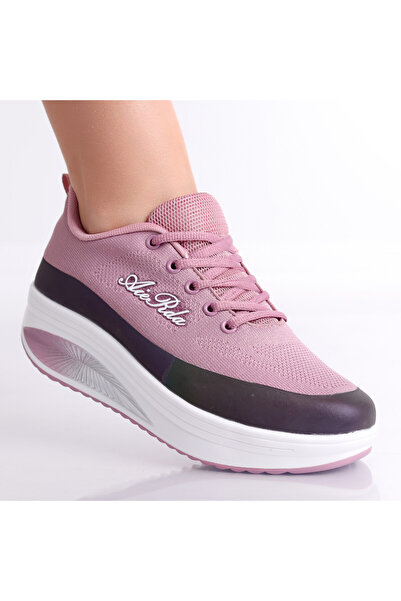 Botinelli Women's Pink/White Riana Textile Sneakers, 38