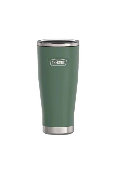 Thermos كوب آيكون IS115 سعة 0.53 لتر بقفل انزلاقي باللون الأخضر الألبي مع قش 022998