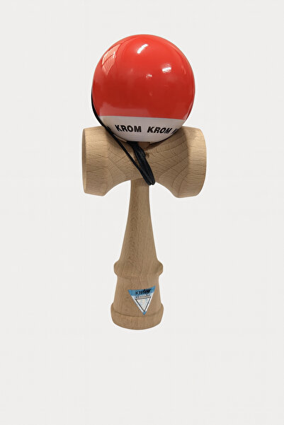 KROM Kendama ORANGE ball + gift replacement string