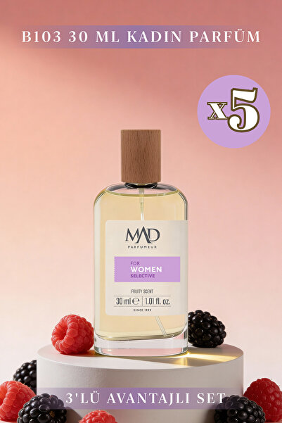 Mad Parfüm 5 Adet 30 ml B103 Kadın Parfüm Seti