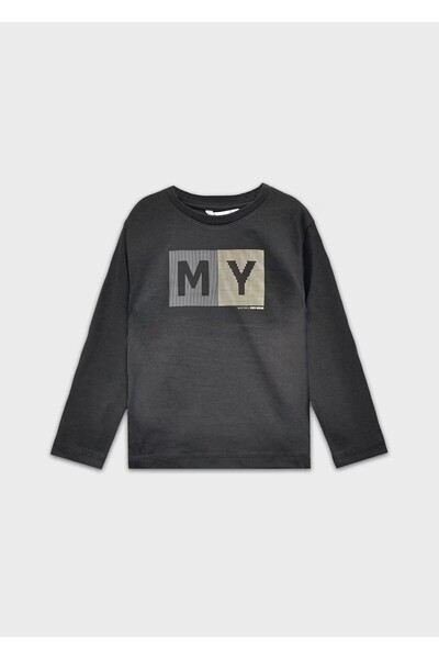 MAYORAL Băiat basic mâneci lungi cu imprimeu tricou