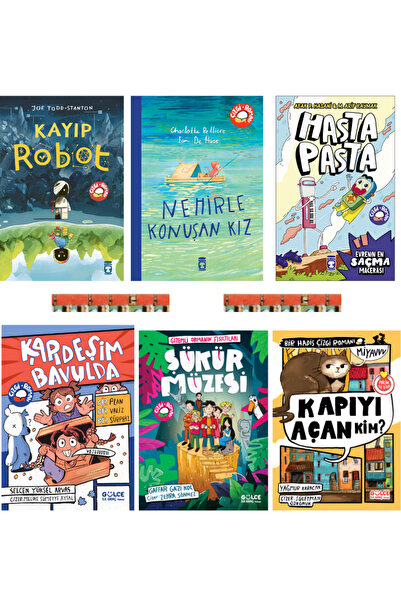 Timaş Çocuk Çizgi Roman- Kayıp Robot, Kardeşim Bavulda, Kapıyı Açan Kim(6KİTA...