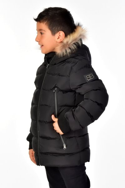 benitto kids Palton pentru băiat din blană naturală 512480