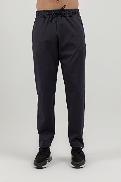 Airlife Sportswear Men's Hidden Zipper Leg Detail Sweatpants Navy Blue