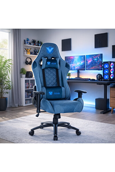 ASA High-Back Ergonomic Gaming Chair with Headrest and Lumbar Support