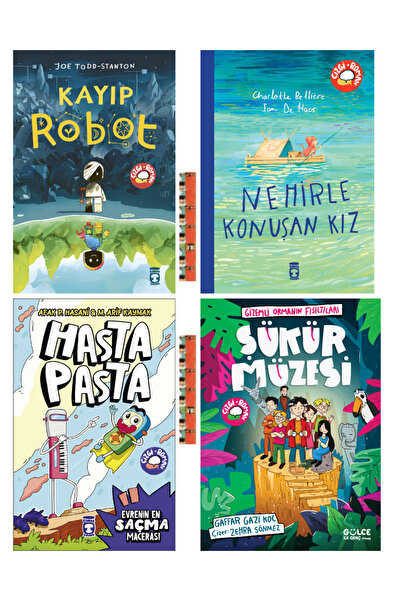 Timaş Çocuk ÇİZGİ ROMAN- Kayıp Robot, Şükür Müzesi/Gizemli Ormanın, Hasta Pas...