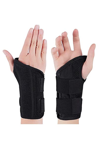 JOGAMS Right Hand Wrist Brace for Carpal Tunnel, Adjustable Day & Night Support Splint for Men & Women