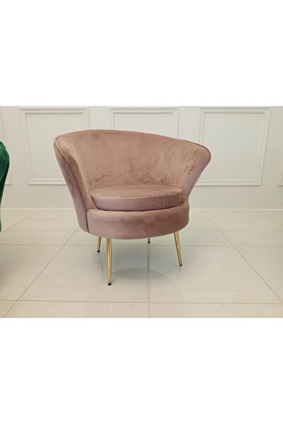 concent Velvet chair with gold legs