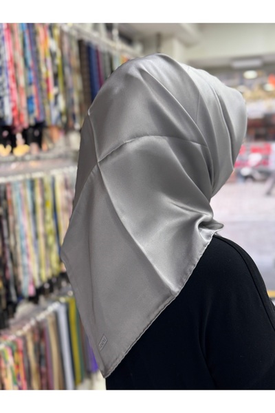 Armine Gray Sura Silk Scarf 0010-25