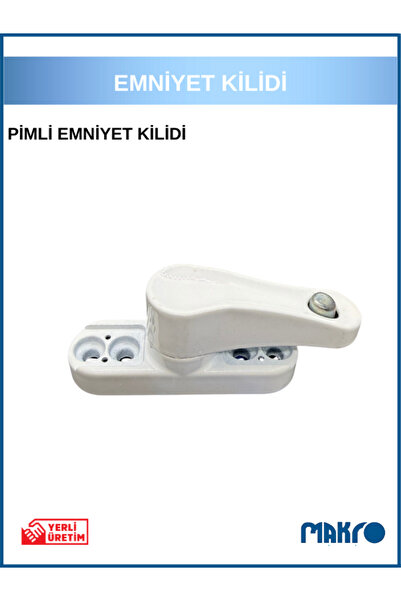 GLASSMAKRO Pvc Kapı Pencere Pimapen Balkon Kapısı Çocuk Emniyet Kilidi Hırsız...