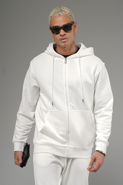 Butik Trend Biz Hooded Regular Mold Fleece-Lined Lower Upper Set