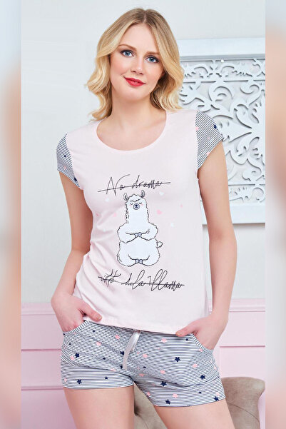 Stylish Super soft shorts pajama set with a beautiful print