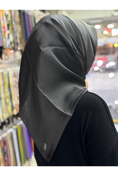 Armine Plain Dark Smoked Color Sura Silk Scarf 0010-101