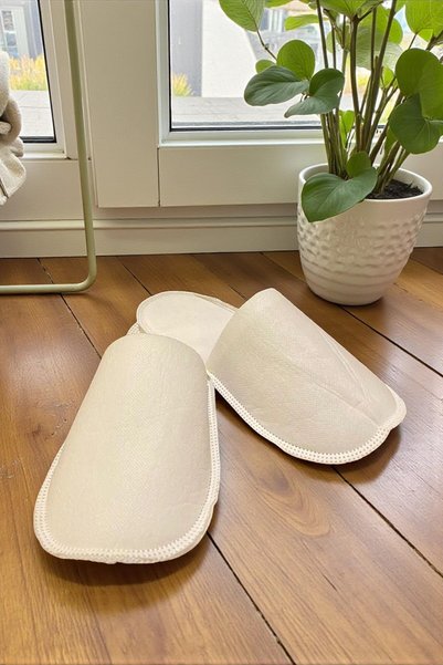 Chochili White Tela Hotel Slippers 10Lu