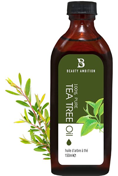 BEAUTY AMBITION زيوت أساسية للعناية بالشعر والبشرة - 150 مل (زيت شجرة الشاي)