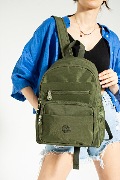 PASSTELL Women's Clinker Fabric Waterproof Soft Backpack