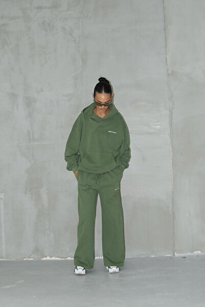 South Coast Sırt Baskılı Kapüşonlu Sweatshirt Ve Eşofman Pantolon Takım