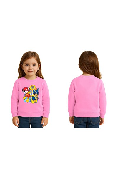 SEDİRLİ Unisex Pawpetrol με τύπωμα Παιδικό φούτερ με 3 κλωστές με ανάγλυφο