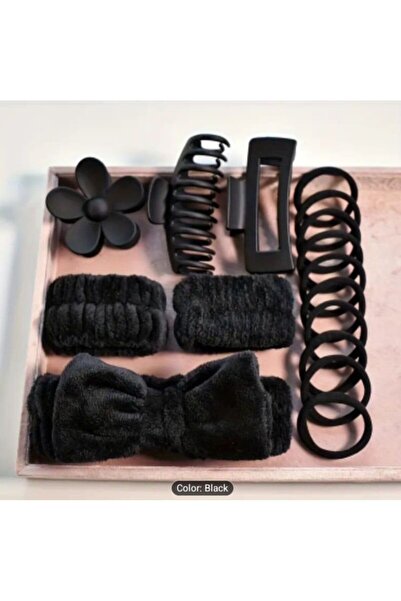 PrasadCo مجموعة هدايا فاخرة للعناية بالشعر والشعر باللون الوردي مكونة من 16 ق...