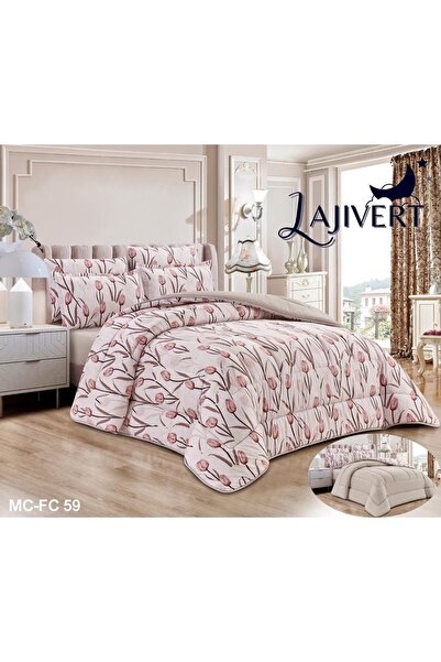 Lajivert Inflatable Microfiber Printed Comforter – 4 Piece Set