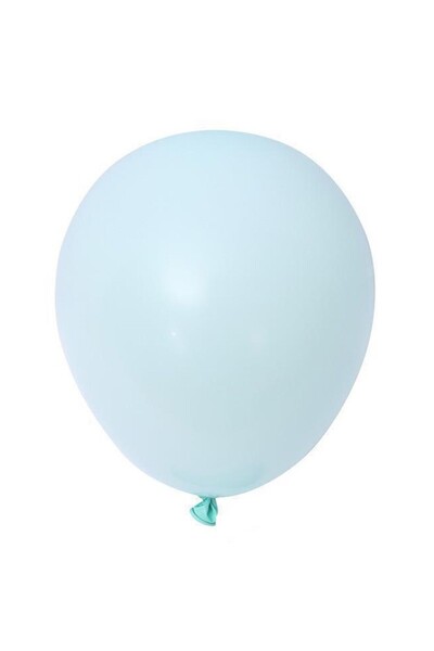 Teo Set of 12 Balloons, , Latex Macaroon, 30 cm, Blue