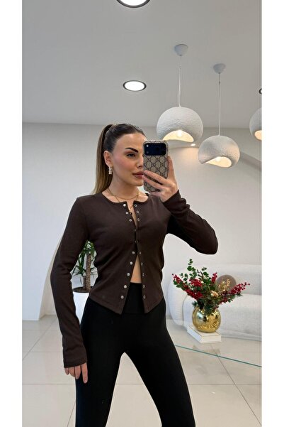 Şulenin Butiği ÖNÜ FULL ÇITLI BADY KAHVE