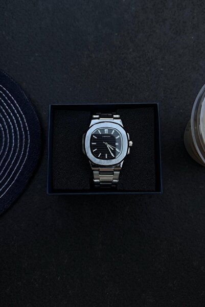 Flaw Wear ساعة يد رجالية جنتلمان باللون الأسود