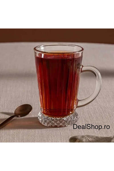 dealshopromania Set de 6 căni de sticlă Max Mug 220 ml – căni de cafea și cea...