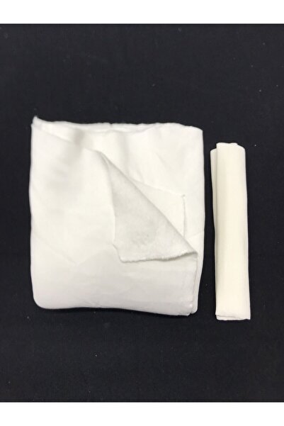 Yiğit Kumaş Ribanalı Şardonlu 3 İplik Kumaş Ekru, Parça 80x170 cm (KALEM İZİ ...