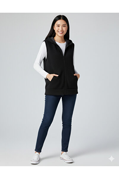 LYZALÜXEN ÜNİSEX YELEK KALIN PAMUKLU PENYE YELEK