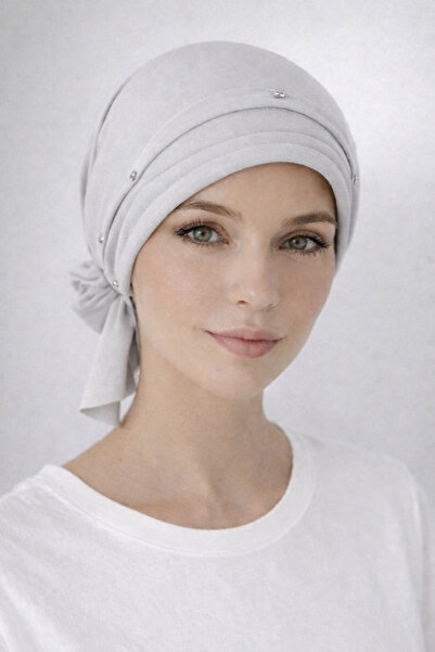 Les Bonnes Hilalli Tesettür Bone Günlük Kaydırmaz Astarlı Türban,Abiye Bone H...