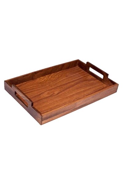 Generic Billi Acacia Wood Serving Tray with Handles Decorative Wooden Tray - ...