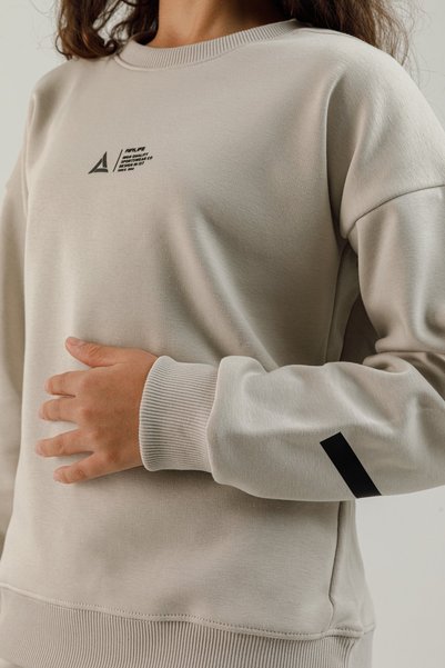 Airlife سترة كلوبي آي آر زون للأطفال الصغار ذات ياقة دائرية باللون الحجري