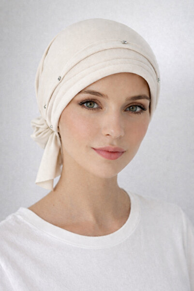 Les Bonnes Hilalli Tesettür Bone Günlük Kaydırmaz Astarlı Türban,Abiye Bone H...