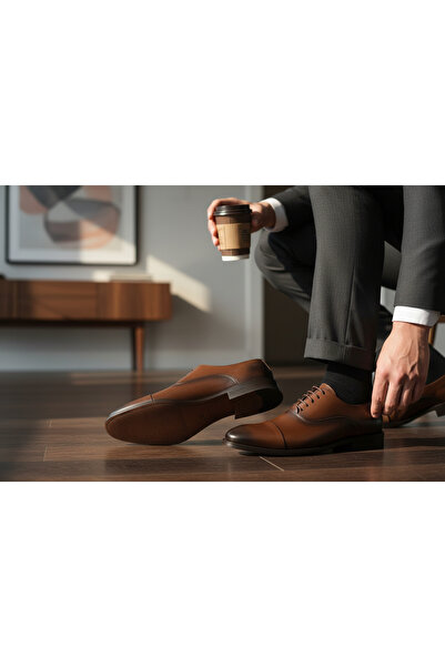 abar classic Men's Inner-Outer Genuine Leather Neolite Sole Lace-Up Classic C...