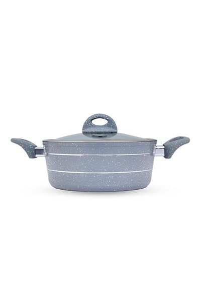 Generic RoyalFord Marble Smart Casserole with Glass Lid 28cm