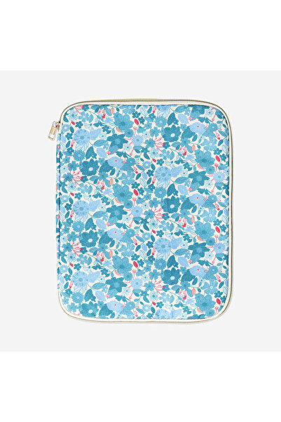 Flying Tiger Copenhagen Mavi Çiçek Desenli Tablet Çantası
