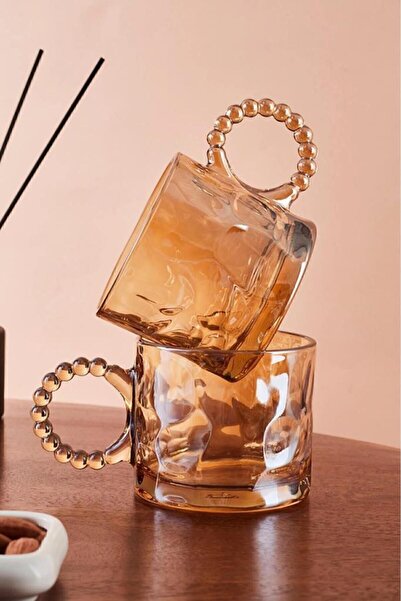 MadaMelya Ringo Stone Amber 2 Li Cam Kupa 325 ml 15861
