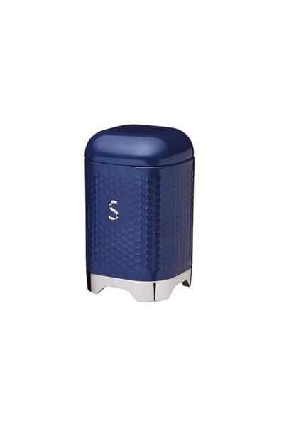 Generic KitchenCraft Lovello Textured Sugar Canister with Geometric Hexagon P...