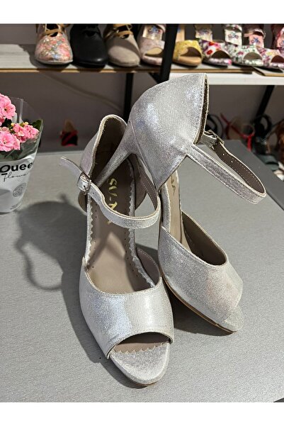 bitangosu Silver Light 8.5 cm 13 Pont Closed Toe Open Toe Tango, Dance and Ballroom Shoes