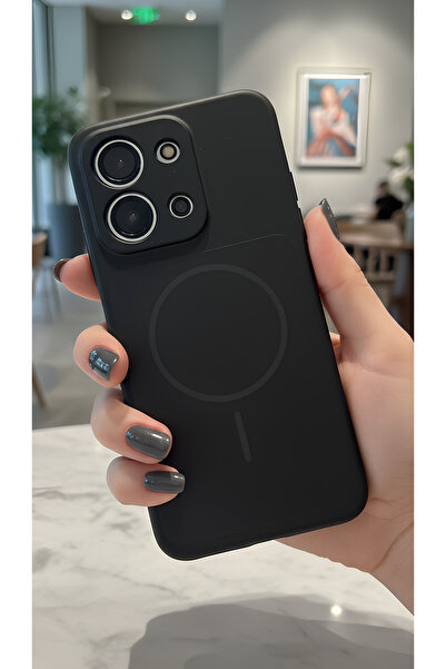 Hatreds Xiaomi Redmi 15C İçin Uyumlu Darbe Emici Kamera Korumalı MagSafe Şarj...