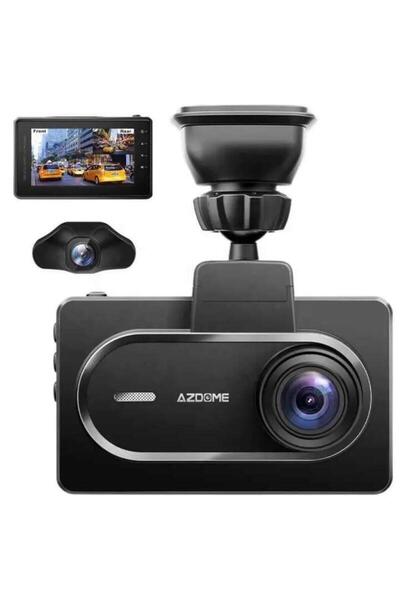 AZDOME Azdom M27S Front and Rear Dash Cam for Car with WiFi, Night Vision, Super Condenser G-Sensor