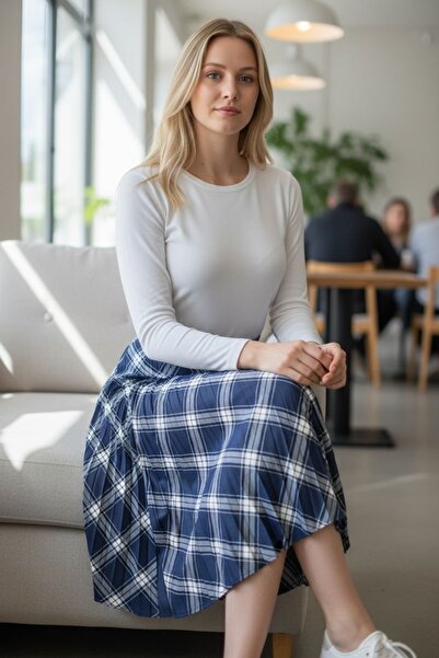 DLC Tekstil Patterned Midi Skirt