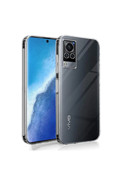 Hatreds Vivo V30 5G İçin Uyumlu Darbe Emici Yumuşak Ultra İnce Sararmaz Şeffa...