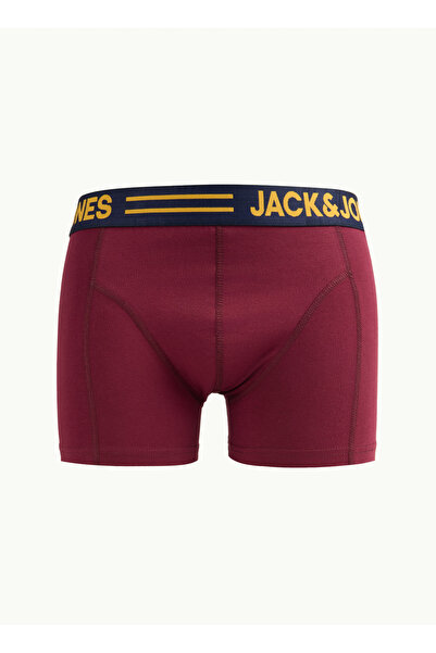 Jack & Jones Bordo Erkek Boxer JACFRODE TRUNK EXC